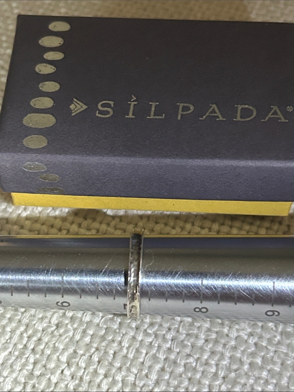 Silpada Women’s hammered Sterling Silver Band